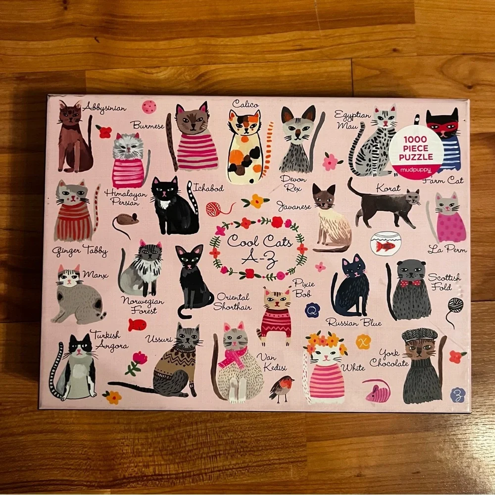 Cool Cats A-Z 1000 Piece Family Puzzle